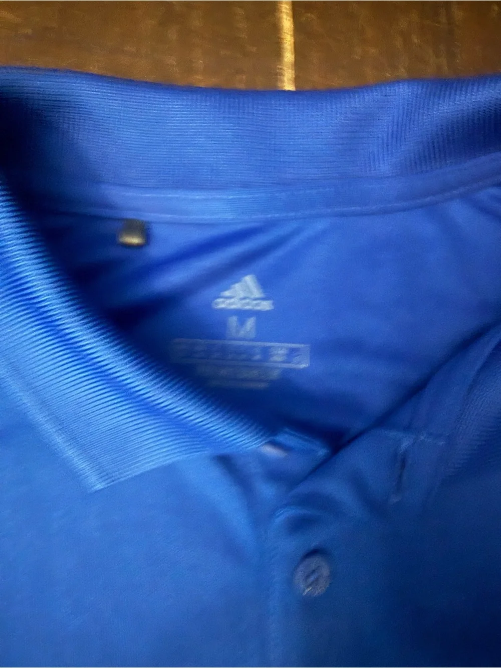 Adidas Men’s Cobalt Blue M Performance Polo with Embroidered Bellerive CC Crest